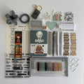 5. Grey Aesthetic Stationery Bundle