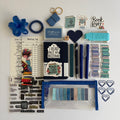 6. Blue Aesthetic Stationery Bundle